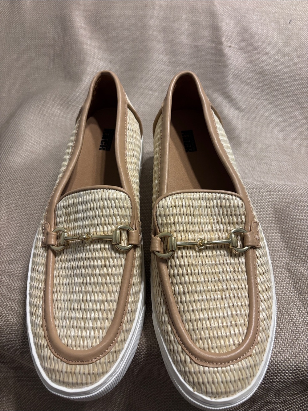 Nordstrom Rack Raffia Slip-On Loafers - Picture 2 of 8